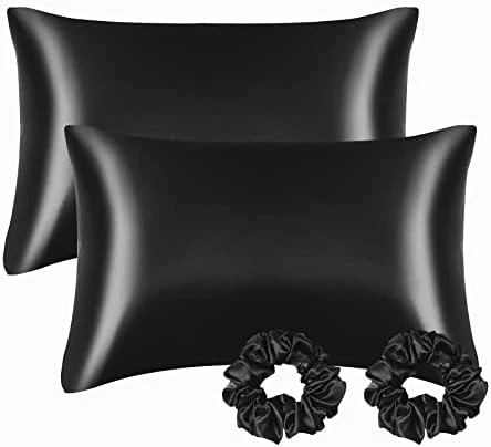 Ilk Satin Pillowcase For Hair And Skin Soft Satin Pillow Cases Standard Size Pack Of 2, Wrinkle, Fade-Resistant With Envelope Closure (20’’x26’’, Purple, Butterflies & Flower) 10 Ilk Satin Pillowcase For Hair And Skin Soft Satin Pillow Cases Standard Size Pack Of 2, Wrinkle, Fade-Resistant With Envelope Closure (20’’x26’’, Purple, Butterflies & Flower) - Image 10