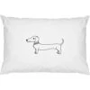 Azeeda 2 X 'Sausage Dog' Cotton Pillow Cases (PW00003358)
