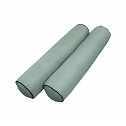 PROLINEMAX Style5 Queen Size 3PC Contrast Pipe Trim Outdoor Daybed Mattress Bolster Pillow Fitted Sheet Slip Cover ONLY AD002 -Amazon Shop 31aIH13E1sL 1