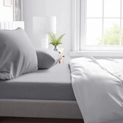 Natemia 1-Piece Fitted Twin Size Sheet - 100% Organic Cotton - 39”x 75” For Standard Twin Mattress Up To 16”- Ultra Soft Jersey Knit Cotton 28 Natemia 1-Piece Fitted Twin Size Sheet - 100% Organic Cotton - 39”x 75” For Standard Twin Mattress Up To 16”- Ultra Soft Jersey Knit Cotton -Amazon Shop 31bioIEDRPL. AC