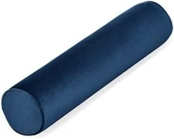 Tinbolunce Memory Foam Roll Pillow For Knee/Leg/Neck - Full Moon Bolster/Round Cylinder Pillow For Sleeping On Side Or Back - Removable Cooling Cover Length 18" X 6" Diameter (Black) -Amazon Shop 31cpdOCzpsL. AC