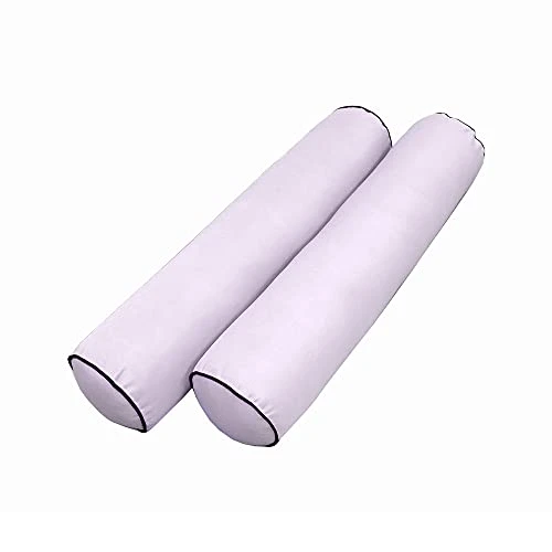 DBM IMPORTS *Cover ONLY*-Style 5 Outdoor Daybed Mattress Bolster Pillow Slipcovers Contrast Pipe Trim Twin Size - AD107 2 DBM IMPORTS *Cover ONLY*-Style 5 Outdoor Daybed Mattress Bolster Pillow Slipcovers Contrast Pipe Trim Twin Size - AD107 - Image 2