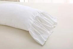 2-Pack Bright White Pillow Cases Shams Covers With Long Ruffles Shabby Chic Egypt Cotton King Size 20"X36"Soft Boudoir 20 2-Pack Bright White Pillow Cases Shams Covers With Long Ruffles Shabby Chic Egypt Cotton King Size 20"X36"Soft Boudoir -Amazon Shop 31dqfH5GgiL