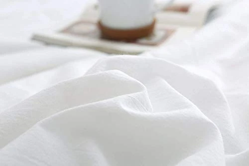 2-Pack Bright White Pillow Cases Shams Covers With Long Ruffles Shabby Chic Egypt Cotton King Size 20"X36"Soft Boudoir 2 2-Pack Bright White Pillow Cases Shams Covers With Long Ruffles Shabby Chic Egypt Cotton King Size 20"X36"Soft Boudoir - Image 2