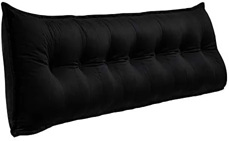 WOWMAX Rectangular Headboard Pillow Bolster Pillow For Bed Back Rest Pillow For Sitting In Bed Daybed Pillows Back Support Pillow For Bed Reading Pillow Velvet Deep Blue Full 9 WOWMAX Rectangular Headboard Pillow Bolster Pillow For Bed Back Rest Pillow For Sitting In Bed Daybed Pillows Back Support Pillow For Bed Reading Pillow Velvet Deep Blue Full - Image 9