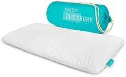 Stomach Sleeping Pillow | Thin 2.6-Inch Memory Foam Pillow For Stomach And Back Sleepers | Gel-Infused Foam For Neck And Back Support | Washable Bamboo Cloth Cover For Soft, Cooling Sleep -Amazon Shop 31kDG9dEuCL. AC
