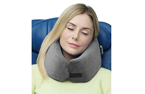 TRAVELREST Nest Patented Memory Foam Travel Pillow/Neck Pillow - Washable - Voted Best Travel Pillow For 2018-2023 By NYTimes Wirecutter - Packs To 1/4 Of Its Size (2 Year Warranty) (Grey) 2 TRAVELREST Nest Patented Memory Foam Travel Pillow/Neck Pillow - Washable - Voted Best Travel Pillow For 2018-2023 By NYTimes Wirecutter - Packs To 1/4 Of Its Size (2 Year Warranty) (Grey) - Image 2
