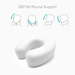 Travel Pillow,Neck Pillow For Traveling U Shaped Memory Foam Black Portable Headrest Sleep Airplane Travel Neck Pillow For Flight, Car & Home,Office 18 Travel Pillow,Neck Pillow For Traveling U Shaped Memory Foam Black Portable Headrest Sleep Airplane Travel Neck Pillow For Flight, Car & Home,Office -Amazon Shop 31nEh2TMiJL