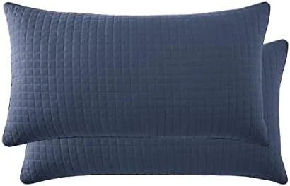 Southshore Fine Linens - VILANO Springs - Pair Of Quilted Pillow Sham Covers (No Inserts), 20" X 26", Bright White 4 Southshore Fine Linens - VILANO Springs - Pair Of Quilted Pillow Sham Covers (No Inserts), 20" X 26", Bright White - Image 4