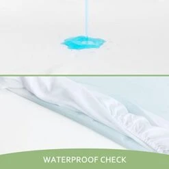 Waterproof Mattress Protector Twin Size, Skin Friendly And Breathable Twin Mattress Protector For 14'' Deep Pocket, Noiseless Cooling Bamboo Jersey Mattress Cover -Amazon Shop 31ofc3leVuL