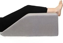 Healthex Leg Elevation Pillow With Memory Foam Top - Elevated Leg Rest Pillow For Circulation, Swelling, Kneef - Wedge Pillow For Legs, Sleeping, Reading, Relaxing - Removable Washable Cover (8 Inch) 17 Healthex Leg Elevation Pillow With Memory Foam Top - Elevated Leg Rest Pillow For Circulation, Swelling, Kneef - Wedge Pillow For Legs, Sleeping, Reading, Relaxing - Removable Washable Cover (8 Inch) -Amazon Shop 31p2562swL. AC