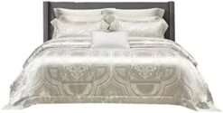 WALNUT Long-Staple Cotton Tribute Satin Cotton Four-Piece Sample Bedding Set -Amazon Shop 31rLntSd14L. AC
