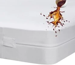 Zippered Mattress Protector Waterproof Twin,Mattress Cover Encasement,9" Inch Depth,for Toddlers Pets Potty Training Bedridden Nursing Home Hotel -Amazon Shop 31rg0UMWkbL. AC