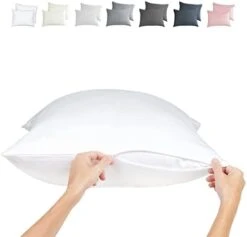 Queen Bamboo Pillow Cases - Bamboo Pillowcase Set Of 2, Bamboo Pillowcases Queen Size 2 Pack, Cooling Pillow Case 30x20 Zippered Pure 100% Viscose Hotel Quality -Amazon Shop 31rv4QQ1rLL. AC