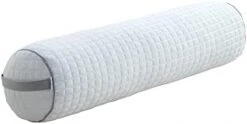 Kingnex Bolster Roll Pillow For Sleeping On Back Or Side Under Knee To Relief Lower Back Pain Between Legs For Side Sleepers Cylinder Pillow With Removable Cooling Cover 24x8 -Amazon Shop 31too6sllL. AC