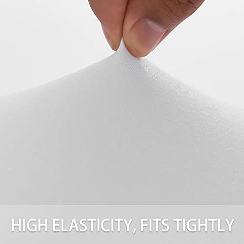 Stretch Jersey Knit Bed Sheets Set Queen Size 4 Piece Microfiber T-Shirt Sheets & Pillowcases Sets Super Soft Warm - Breathable Deep Pocket Knitted Jersey Sheet Set (Queen, White) 4 Stretch Jersey Knit Bed Sheets Set Queen Size 4 Piece Microfiber T-Shirt Sheets & Pillowcases Sets Super Soft Warm - Breathable Deep Pocket Knitted Jersey Sheet Set (Queen, White) - Image 4