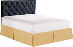 Skirt - Pleated Bed Skirt (King, Ivory) Easy Fit With 12 Inch Tailored Drop - Hotel Quality, Shrinkage And Fade Resistant - Easy Care -Amazon Shop 31x8b3CzKS. AC 1