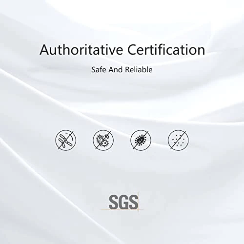 Premium 2100 Series Queen Comforter All Season Breathable Cooling White Comforter Soft 4D Spiral Fiber Quilted Down Alternative Duvet With Corner Tabs Luxury Hotel Style (88"x88") 5 Premium 2100 Series Queen Comforter All Season Breathable Cooling White Comforter Soft 4D Spiral Fiber Quilted Down Alternative Duvet With Corner Tabs Luxury Hotel Style (88"x88") - Image 5