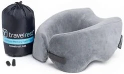 TRAVELREST Nest Patented Memory Foam Travel Pillow/Neck Pillow - Washable - Voted Best Travel Pillow For 2018-2023 By NYTimes Wirecutter - Packs To 1/4 Of Its Size (2 Year Warranty) (Grey) 17 TRAVELREST Nest Patented Memory Foam Travel Pillow/Neck Pillow - Washable - Voted Best Travel Pillow For 2018-2023 By NYTimes Wirecutter - Packs To 1/4 Of Its Size (2 Year Warranty) (Grey) -Amazon Shop 31yKLq17orL. AC
