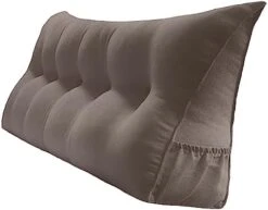 Peachwell Triangular Reading Bed Rest Pillow Large Bolster Cushion Headboard Backrest Wedge Pillow With Removable Cover And Two Large Side Pockets (Chalk Grey, Twin: 39 X 8 X 20 Inches) 29 Peachwell Triangular Reading Bed Rest Pillow Large Bolster Cushion Headboard Backrest Wedge Pillow With Removable Cover And Two Large Side Pockets (Chalk Grey, Twin: 39 X 8 X 20 Inches) -Amazon Shop 41 4Ylka KL. AC