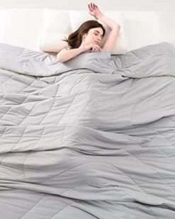 Cooling Comforter Queen, Cooling Down Alternative Duvet For Hot Sleepers, Soft Summer Duvet Insert For Night Sweats, Cool & Breathable Blanket, Grey 90x90 Inches 14 Cooling Comforter Queen, Cooling Down Alternative Duvet For Hot Sleepers, Soft Summer Duvet Insert For Night Sweats, Cool & Breathable Blanket, Grey 90x90 Inches -Amazon Shop 41 tpvLxpoL. AC
