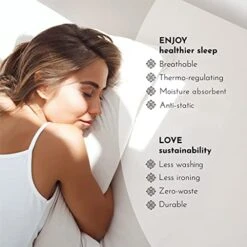 Queen Bamboo Pillow Cases - Bamboo Pillowcase Set Of 2, Bamboo Pillowcases Queen Size 2 Pack, Cooling Pillow Case 30x20 Zippered Pure 100% Viscose Hotel Quality -Amazon Shop 410BbL8lTNS