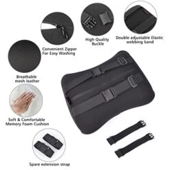 Aukee Car Headrest Pillow With Genuine Leather Cover Memory Foam Neck Cushion For Driving Home Office Black (Pack Of 2) 15 Aukee Car Headrest Pillow With Genuine Leather Cover Memory Foam Neck Cushion For Driving Home Office Black (Pack Of 2) -Amazon Shop 410YGB6rRlL