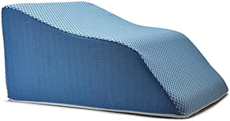 Lounge Doctor Elevating Leg Rest Pillow With Memory Foam, Uniquely Designed Incline Wedge For Vein Circulation, Leg Swelling, Lymphedema,Leg And Back Pain, Relaxation, Light Blue, 24" Wide, Medium 14 Lounge Doctor Elevating Leg Rest Pillow With Memory Foam, Uniquely Designed Incline Wedge For Vein Circulation, Leg Swelling, Lymphedema,Leg And Back Pain, Relaxation, Light Blue, 24" Wide, Medium - Image 14