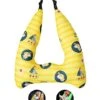 BSROLUNA Travel Pillow Car Sleeping Long Journeys Pillows For The Back Seat Adults And Children On Head Support And Body Support U-Shaped Pillows (Yellow Dog)