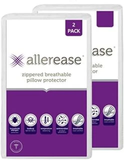 Breathable, Zippered Pillow Protector, Standard/Queen – 2 Pack -Amazon Shop 411O2KJCbZL. AC