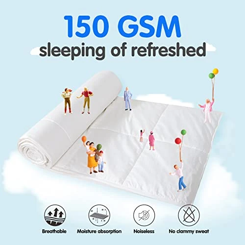 Luxurious Lightweight Wool Comforter Queen Size, Lightweight Summer Comforter/Duvet Insert, 100% Natural Australian Wool Filled Comforter, Noiseless Cotton Cover 2 Luxurious Lightweight Wool Comforter Queen Size, Lightweight Summer Comforter/Duvet Insert, 100% Natural Australian Wool Filled Comforter, Noiseless Cotton Cover - Image 2