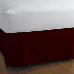 12" Drop Length Hotel Quality 600TC 1PC Pleated Bed Skirt 100% Egyptian Cotton 600 Thread Count (Queen, Taupe Solid) -Amazon Shop 411bNyuU9RL. AC 1