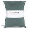 Happyluxe Travel Pillow, Airplane Pillow, Small Pillow For Sleeping, Washable Cover, 13" X 17", Made In The USA, Sage Green