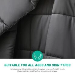 Cooling Bamboo Comforter, Soft Lightweight Bamboo King Size Summer Comforter Down Alternative Duvet Insert ,8 Corner Tabs, Breathable Comforter For Hot Sleepers(Grey-Summer,102x90) 18 Cooling Bamboo Comforter, Soft Lightweight Bamboo King Size Summer Comforter Down Alternative Duvet Insert ,8 Corner Tabs, Breathable Comforter For Hot Sleepers(Grey-Summer,102x90) -Amazon Shop 4126bUMBkWL