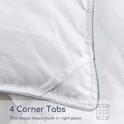 Goose Feather Down Comforter King Size Lightweight Down Comforter White Down Duvet Insert King Down Bedding Comforter With 100% Cotton Shell 500TC Count 106 X 90 Inches -Amazon Shop 412Ss6w5DaL