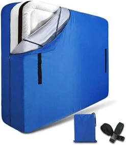 Marine Moon King Mattress Bag For Moving And Storage, Waterproof Mattress Storage Bag With 8 Heavy Duty Handles, Reusable Mattress Moving Bag With Zipper, Tarp Mattress Cover For Moving, Moving Bags 16 Marine Moon King Mattress Bag For Moving And Storage, Waterproof Mattress Storage Bag With 8 Heavy Duty Handles, Reusable Mattress Moving Bag With Zipper, Tarp Mattress Cover For Moving, Moving Bags -Amazon Shop 412zHh2v47L. AC 2