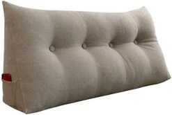 WOWMAX Wedge Body Positioners Pillow Triangular Reading Bedrest Throw Pillows Bolster Headboard Back Support Lumbar Cushion Pillow For Daybed With Removable Cover Linen Cotton Blend Dusty Taupe Twin -Amazon Shop 413D IHcfmL. AC 1