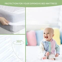 Waterproof Mattress Protector Twin Size, Skin Friendly And Breathable Twin Mattress Protector For 14'' Deep Pocket, Noiseless Cooling Bamboo Jersey Mattress Cover -Amazon Shop 414NpZ36HHL