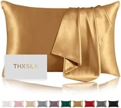 100% Silk Pillowcase For Hair And Skin, Both Sides Grade 6A+ Mulberry Silk Pillow Case With Hidden Zipper, Soft & Smooth White Pillowcases(1pc, Queen Size 20"x30") -Amazon Shop 414znl7ErHL. AC