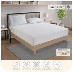 100% Waterproof Mattress Protector Queen, White Queen Mattress Protector, Cotton Terry Queen Mattress Cover, Soft Breathable & Noiseless Bed Cover, Elastic Fitted 8"-20" Deep Pocket - White 17 100% Waterproof Mattress Protector Queen, White Queen Mattress Protector, Cotton Terry Queen Mattress Cover, Soft Breathable & Noiseless Bed Cover, Elastic Fitted 8"-20" Deep Pocket - White -Amazon Shop 415n3HZiRTL