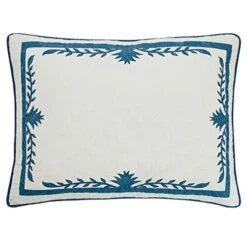Tommy Bahama - Aloha Pineapple Cotton Blue Standard Sham, Stylist Home Decor (Aloha Pineapple Blue, Standard Sham)