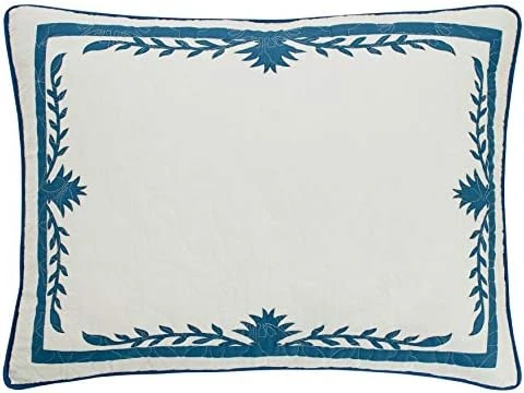 Tommy Bahama - Aloha Pineapple Cotton Blue Standard Sham, Stylist Home Decor (Aloha Pineapple Blue, Standard Sham) 5 Tommy Bahama - Aloha Pineapple Cotton Blue Standard Sham, Stylist Home Decor (Aloha Pineapple Blue, Standard Sham) - Image 5