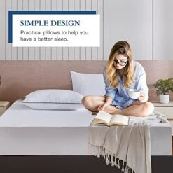 Pillows King Size Set Of 2,Adjustable Microfiber King Pillows With Hollow Fiber,Hotel Quailty Bed Pillows For Sleeping 2 Pack For Side Sleeper -Amazon Shop 415zSdZJiiL