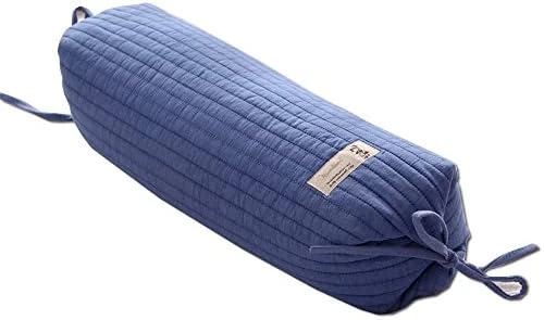 Gneric Organic Buckwheat Round Neck Roll /Cervical Pillow With Super Soft Bamboo Pillowcase Pillows With Removable Washable (Dark Gray 50*13cm) 7 Gneric Organic Buckwheat Round Neck Roll /Cervical Pillow With Super Soft Bamboo Pillowcase Pillows With Removable Washable (Dark Gray 50*13cm) - Image 7