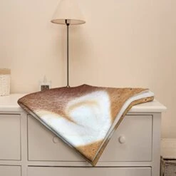 Coffee Blanket Fleece Lightweight Throws Gift For Birthday Christmas Soft Flannel Blankets For All Season Bed Sofa King-90"x120" -Amazon Shop 416MEwPRWUL