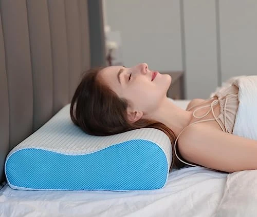 FangKAII Cervical Pillow For Neck And Shoulder Pain Relief,Memory Foam Pillow With Cooling Pillowcase,Ergonomic Neck Pillow For Side Sleepers,Back And Stomach Sleepers 6 FangKAII Cervical Pillow For Neck And Shoulder Pain Relief,Memory Foam Pillow With Cooling Pillowcase,Ergonomic Neck Pillow For Side Sleepers,Back And Stomach Sleepers - Image 6