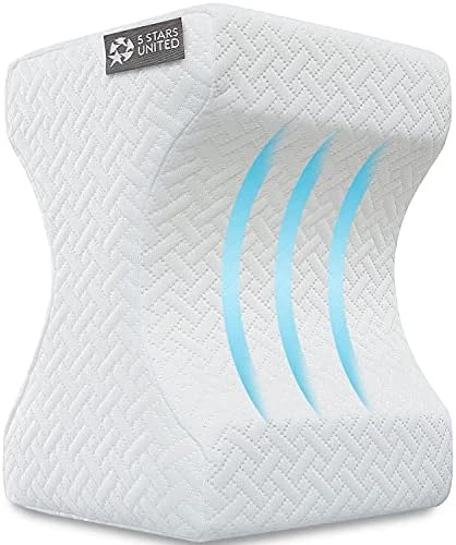 Knee Pillow For Side Sleepers - 100% Memory Foam Wedge Contour - Leg Pillows For Sleeping - Spacer Cushion For Spine Alignment, Back Pain, Pregnancy Support - Sciatica, Hip, Joint, Surgery Pain Relief 6 Knee Pillow For Side Sleepers - 100% Memory Foam Wedge Contour - Leg Pillows For Sleeping - Spacer Cushion For Spine Alignment, Back Pain, Pregnancy Support - Sciatica, Hip, Joint, Surgery Pain Relief - Image 6