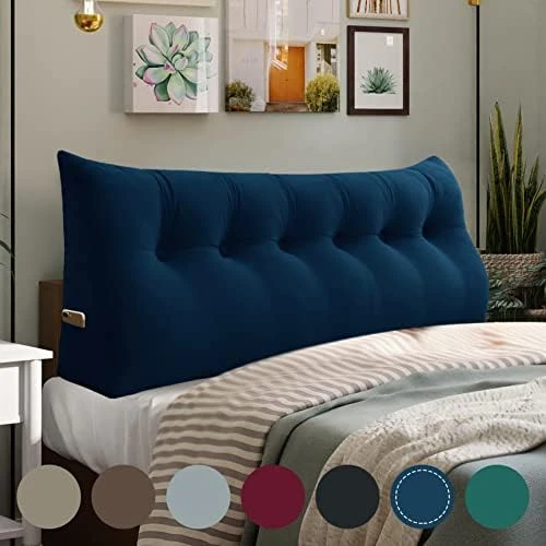 WOWMAX Large Bolster Triangular Headboard Pillow Twin Dorm Headboard Twin XL Bed Wedge Pillow For Headboard Bolster Pillow For Bed With Removable Cover Velvet Light Gray 8 WOWMAX Large Bolster Triangular Headboard Pillow Twin Dorm Headboard Twin XL Bed Wedge Pillow For Headboard Bolster Pillow For Bed With Removable Cover Velvet Light Gray - Image 8