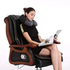 Kmall Inflatable Travel Neck Pillow For Airplane Travel Best Neck Support Sleep Travel Pillow With Super Comfort Pillow Case, Gray, 11.5x11.2x5.1 Inches 9 Kmall Inflatable Travel Neck Pillow For Airplane Travel Best Neck Support Sleep Travel Pillow With Super Comfort Pillow Case, Gray, 11.5x11.2x5.1 Inches -Amazon Shop 417921cSmbL