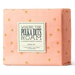 Microfiber Full Sheets Set – Stars, Stain- & Wrinkle-Resistant, Cooling Sheets For Full Bed – Soft 90 GSM Flat & Fitted Microfiber Sheets With 2 Pillow Cases